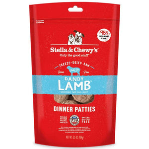 Stella & Chewy's Lamb Dinner Patties Freeze-Dried Raw Dog Food 5.5z