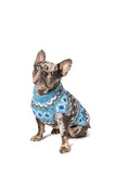 Chilly Dog -LIGHT BLUE FAIRISLE DOG SWEATER