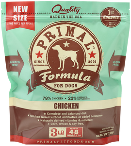 Frozen chicken for dogs deals