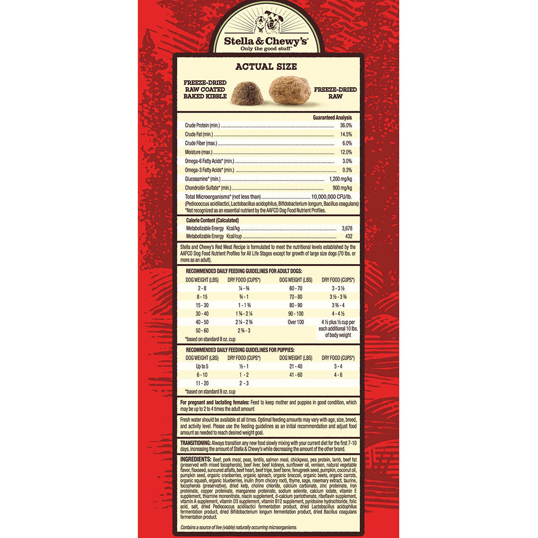 Stella&Chewy's Raw Blend Red Meat Recipe
