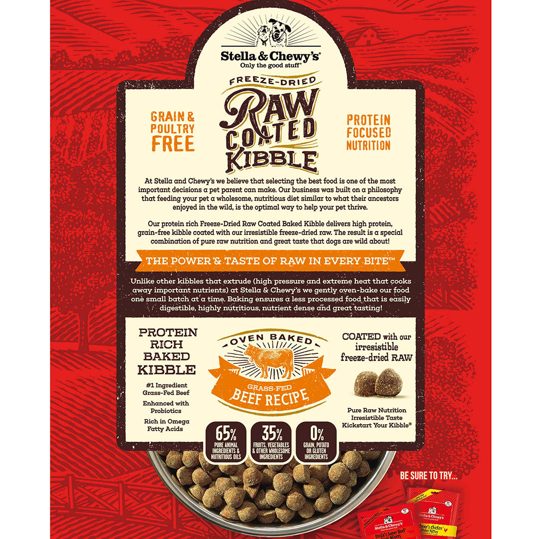 Stella&Chewy's Raw Coated Grass-Fed Beef Recipe