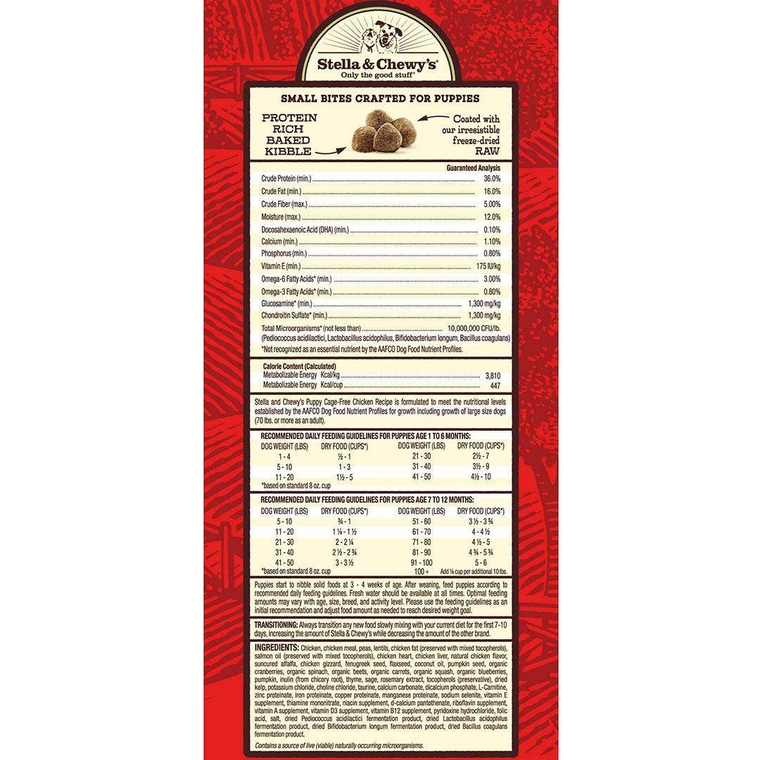 Stella&Chewy's Raw Coated Puppy Recipe 3.5lb