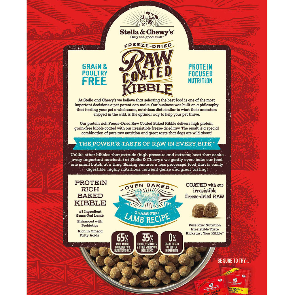 Stella&Chewy's Raw Coated Lamb Recipe 3.5lb