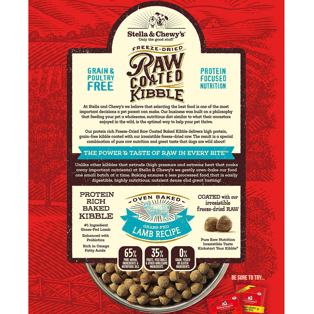 Stella&Chewy's Raw Coated Lamb Recipe 3.5lb