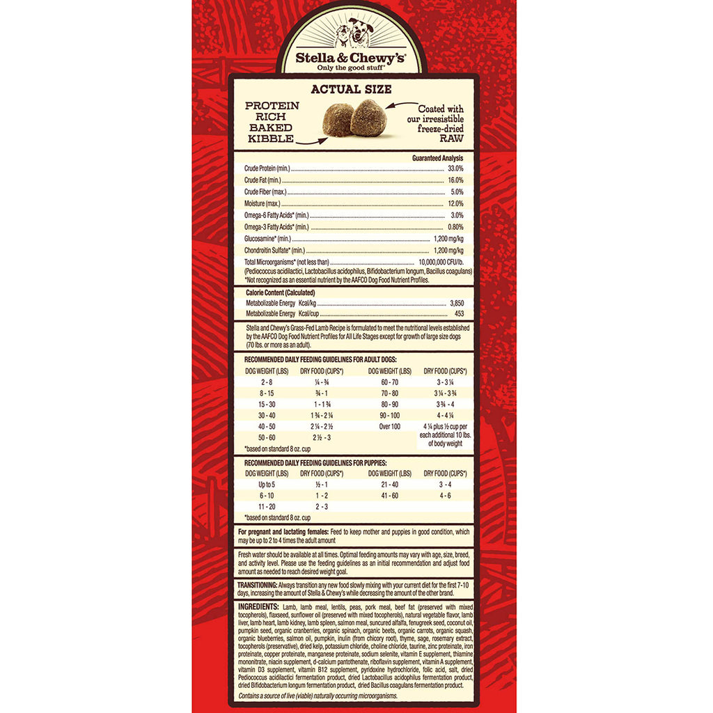 Stella&Chewy's Raw Coated Lamb Recipe 3.5lb