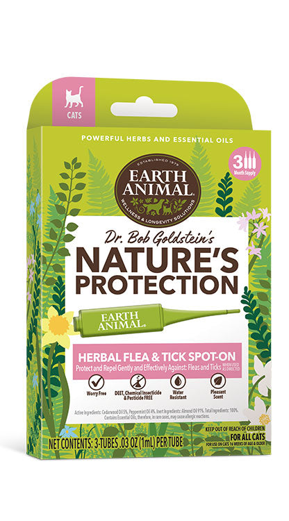 Earth Animal Cat Herbal Flea&Tick Spot-On