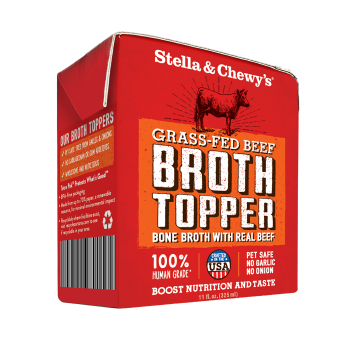 Stella & Chewy's Grass Fed Beef Beef Broth Topper for Dogs, 11-oz