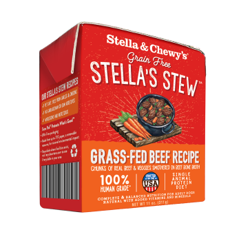 Stella & Chewy's Grass Fed Beef Wet Food Stew for Dogs, 11-oz