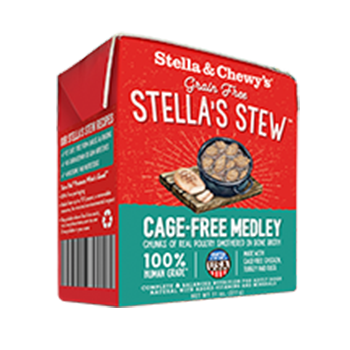 Stella & Chewy's Cage-Free Medley Wet Food Stew for Dogs, 11-oz