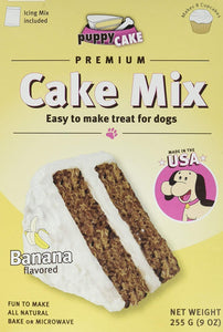 Puppy Cake Mix - Banana Cake Mix and Frosting for Dogs