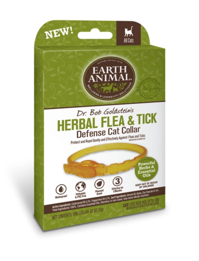 Earth Animal Cat Herbal Flea&Tick Defense Collar