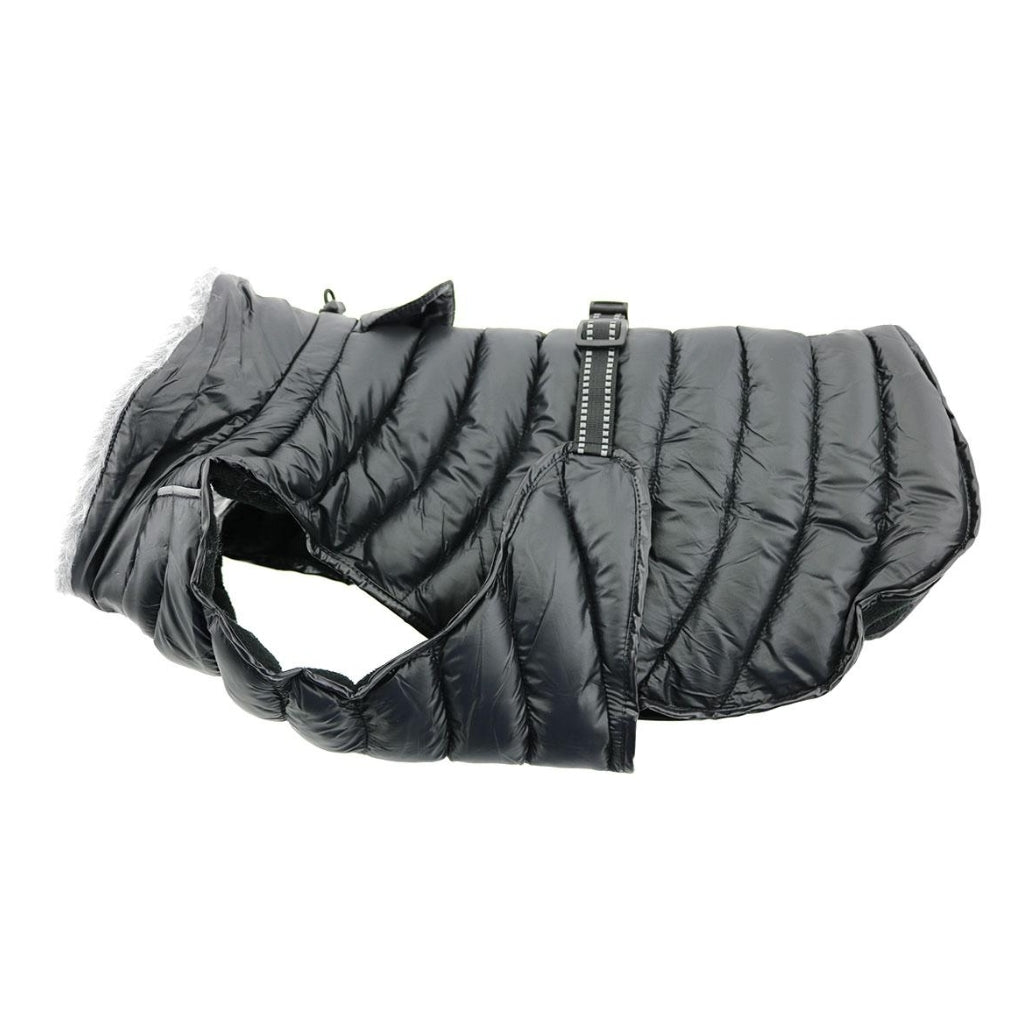 Alpine Extreme Weather Black Puffer Coat