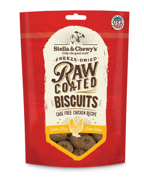 Stella and Chewy Raw Coated Biscuit Chicken 9z