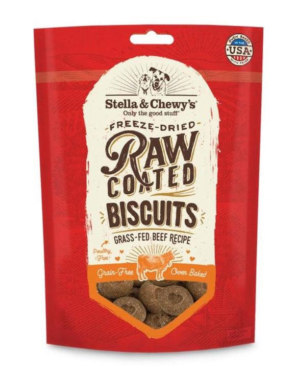 Stella and Chewy Raw Coated Biscuit Beef 9z