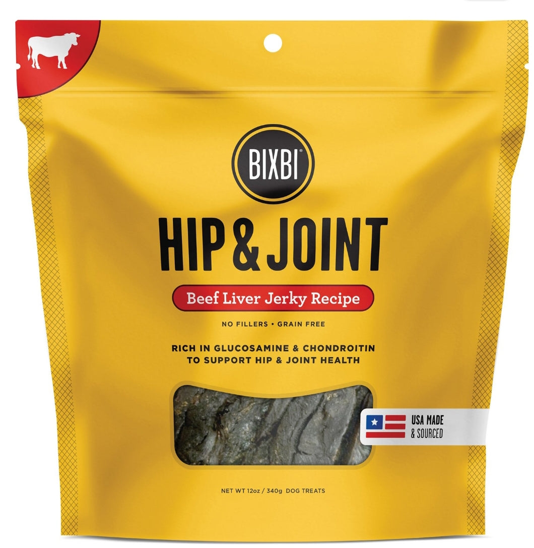 Bixbi Hip & Joint Beef Jerky Dog Treats