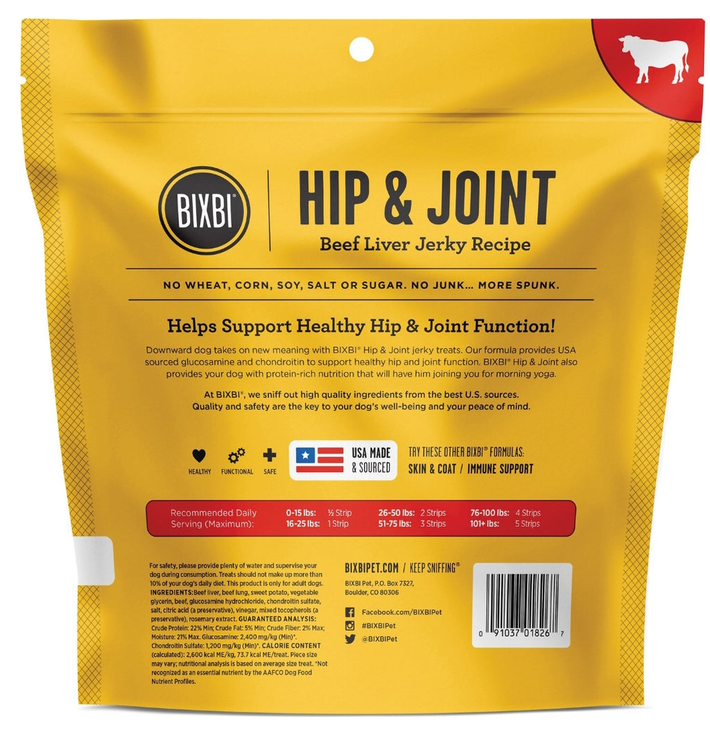 Bixbi Hip & Joint Beef Jerky Dog Treats