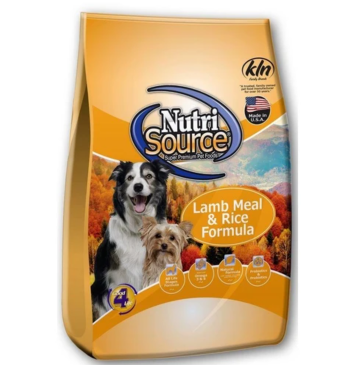 NutriSource Lamb Meal & Rice Dry Dog Food