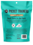 BIXBI Pocket Trainers Peanut Butter Flavor Grain-Free Dog Treats, 6-oz bag