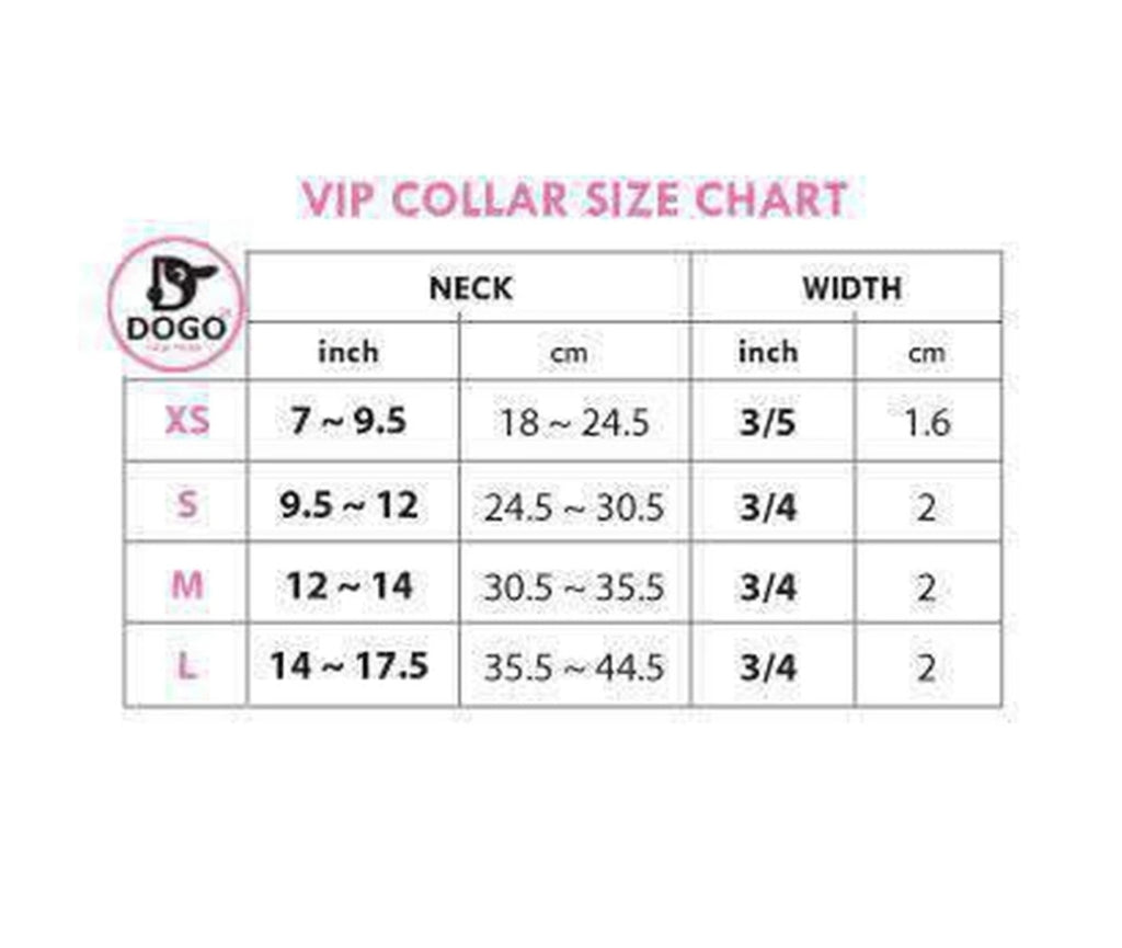 VIP Bling Dog Collar by Dogo - Black