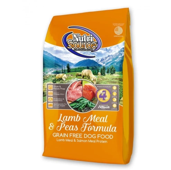NutriSource Lamb Meal & Peas Formula Grain Free Dry Dog Food