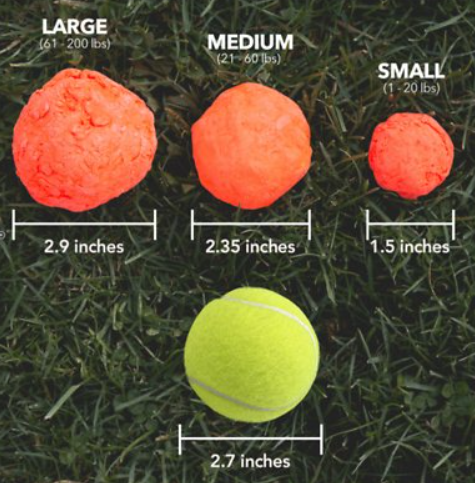 WUNDERBALL Fetch Dog Toy, Color Varies, Small