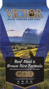 Victor beef and rice dog food best sale