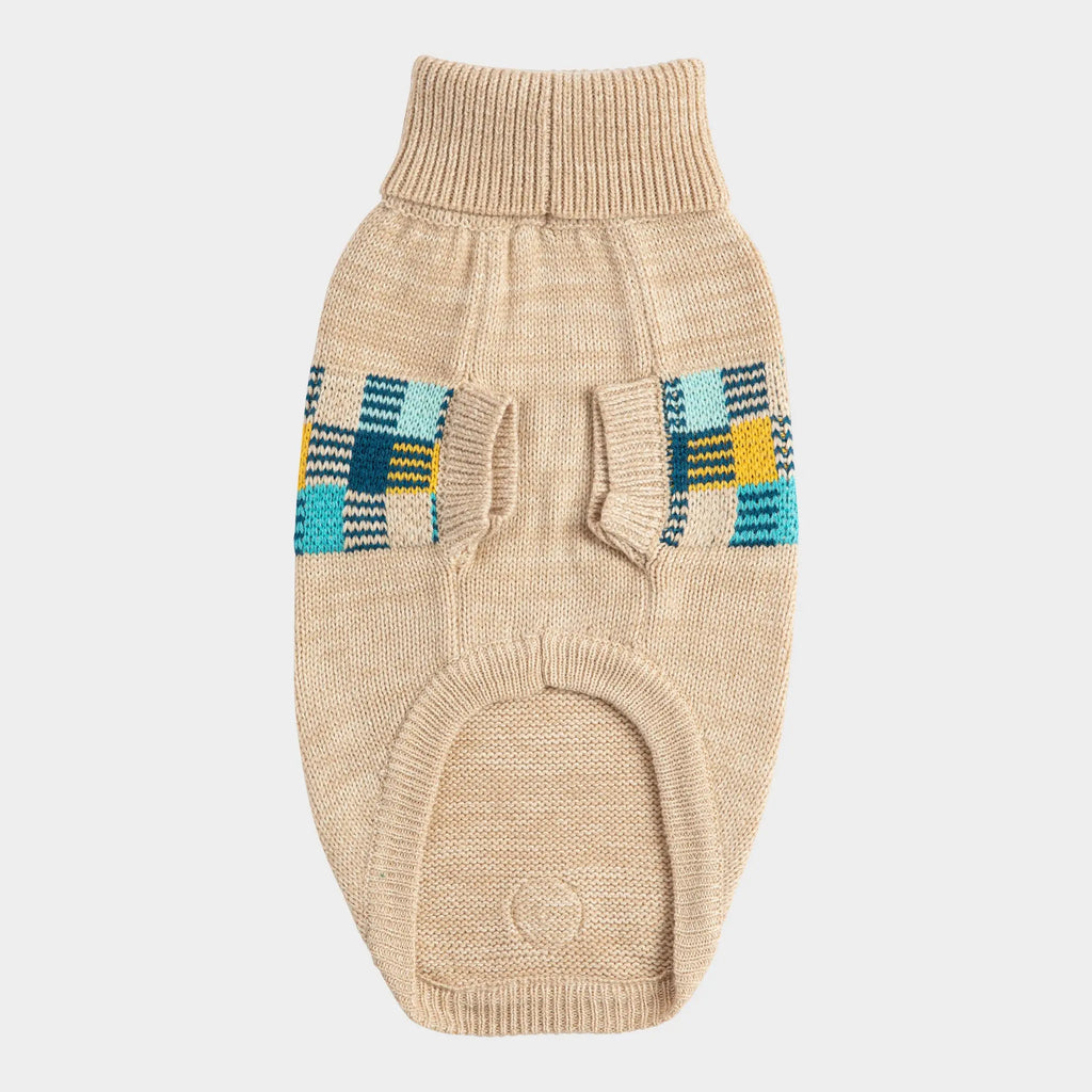 GF Pet Zoom Winter Sailor Dog Sweater | Oatmeal Mix