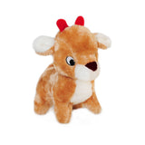 Zippy Paws Holiday Reindeer Plush Dog Toy