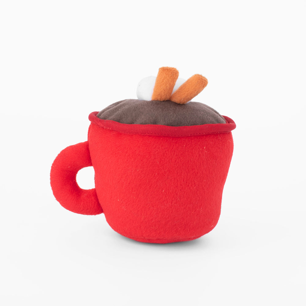 Zippy Paws Holiday Hot Cocoa Plush Dog Toy