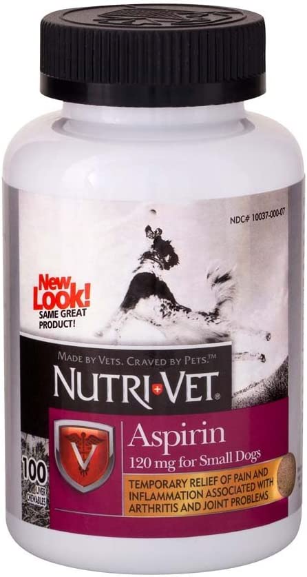Nutri-Vet K9 Aspirin Liver Chewables Small Dogs 100ct