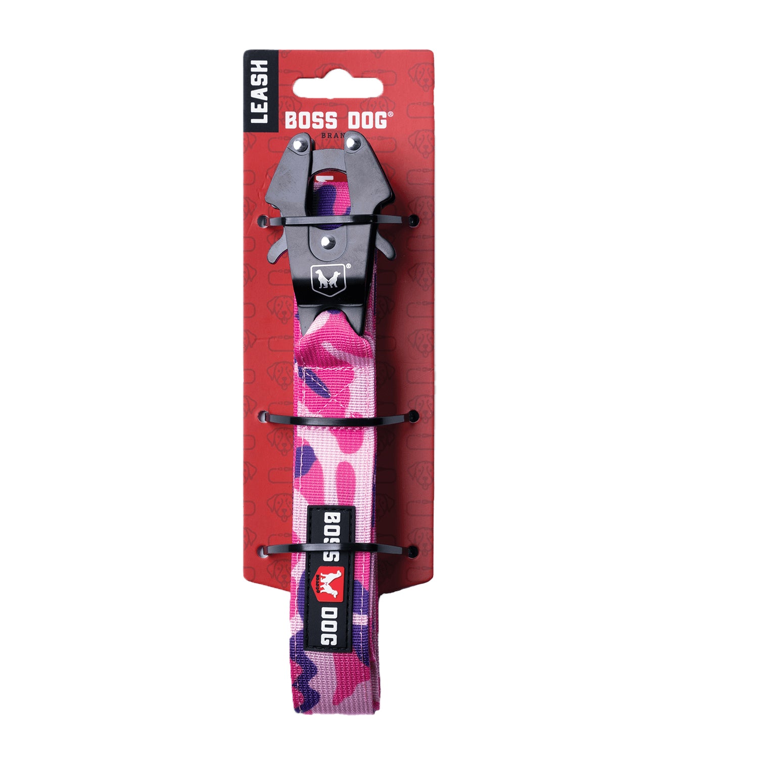 Boss Dog Tactical Leash - Pink Camo
