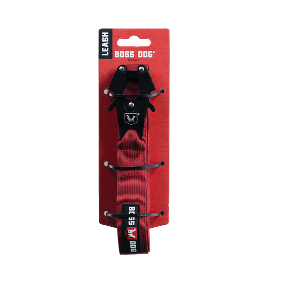 Boss Dog Tactical Leash - Red