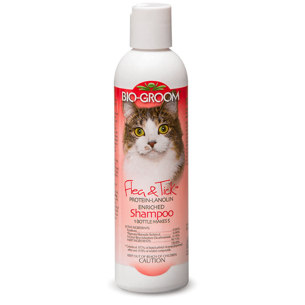 Bio-Groom Flea & Tick Cat Shampoo 8oz