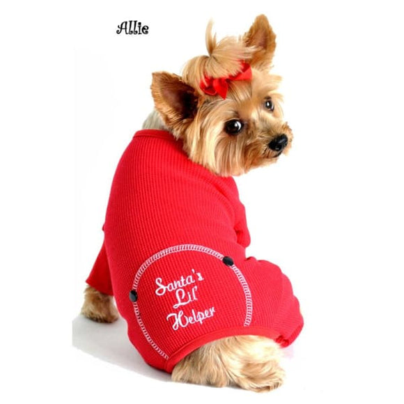 Doggie Design Santa's Lil Helper Dog Pajamas