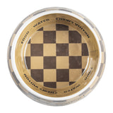 Checker Chewy Vuiton Paris Bowl Medium