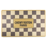 Checker Chewy Vuiton Paris Placemat