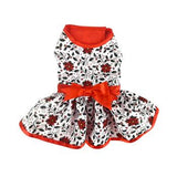 Doggie Design Holiday Holly Dog Dress With Leash