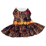 Doggie Design Fall Leaves Dog Dress With Leash