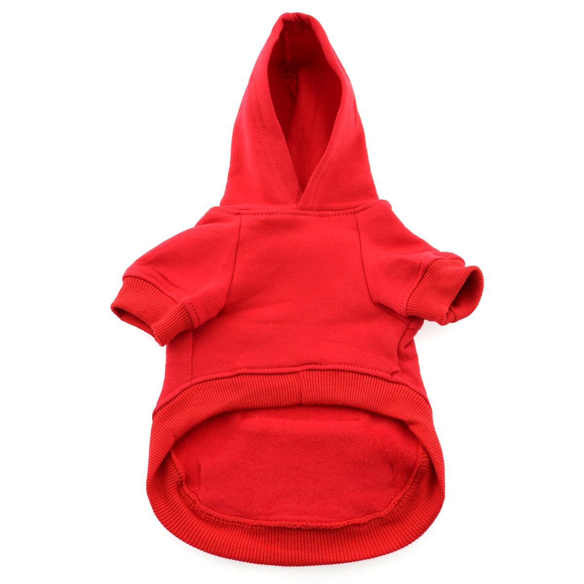 DOGGIE DESIGN Flex-Fit Dog Hoodie - Red