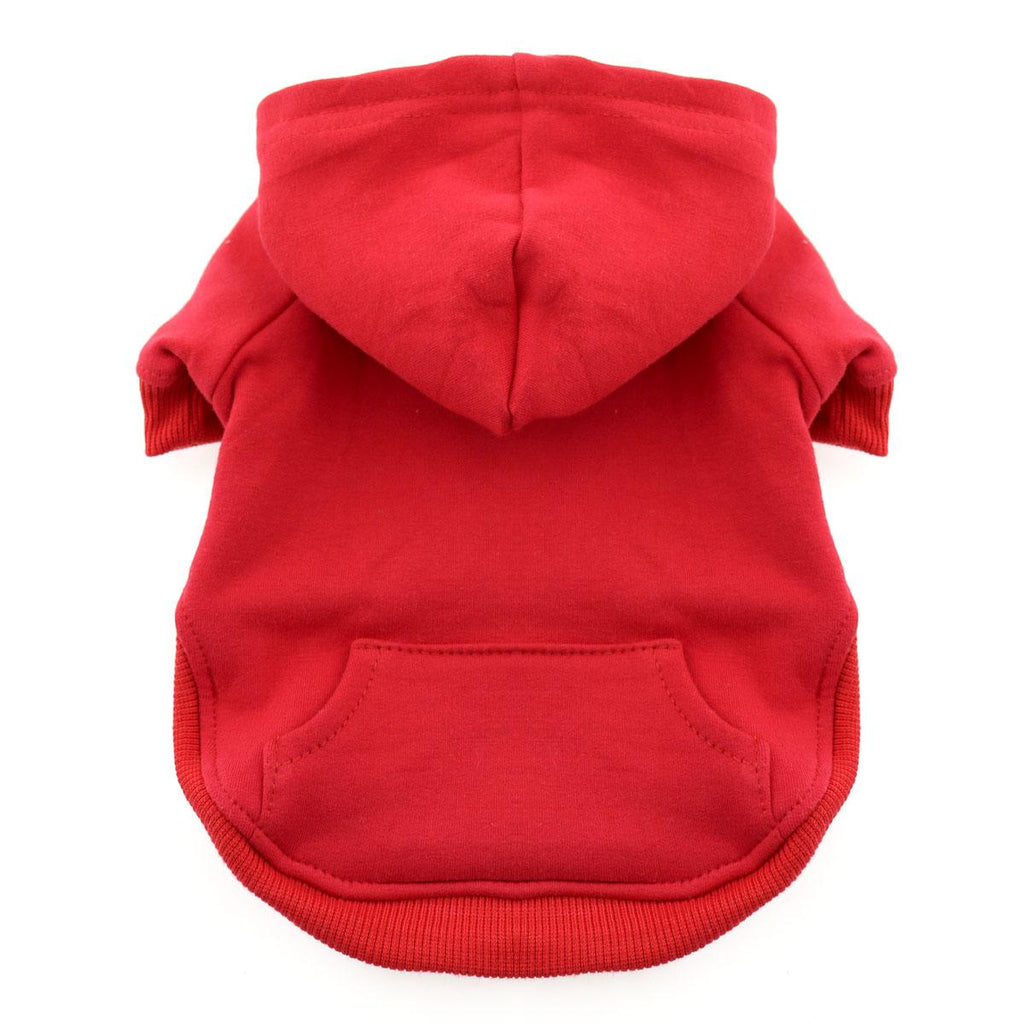 DOGGIE DESIGN Flex-Fit Dog Hoodie - Red
