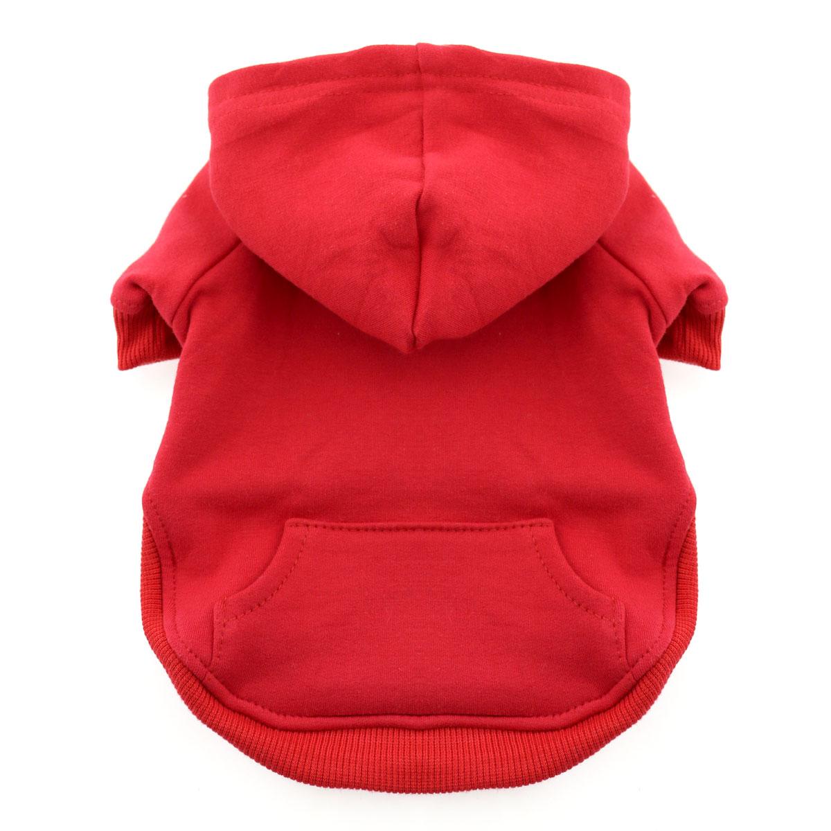 DOGGIE DESIGN Flex-Fit Dog Hoodie - Red