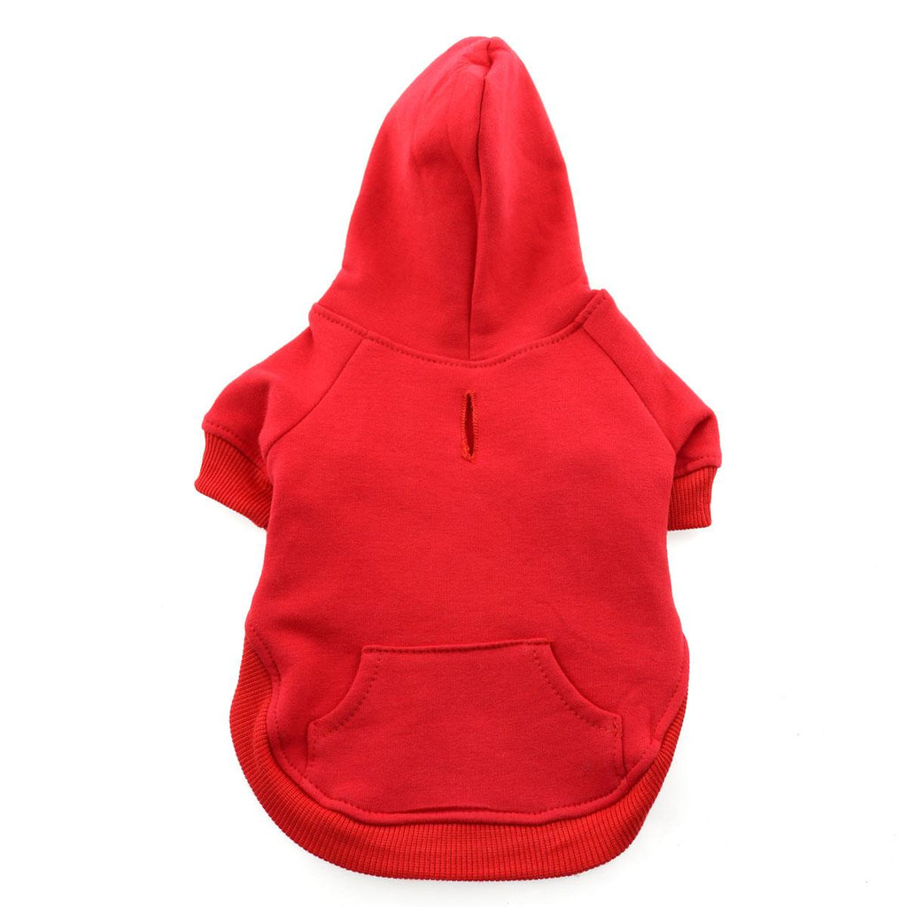 DOGGIE DESIGN Flex-Fit Dog Hoodie - Red