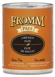 Fromm Pate Grain-Free Chicken Pate Canned Dog Food, 12.2-oz