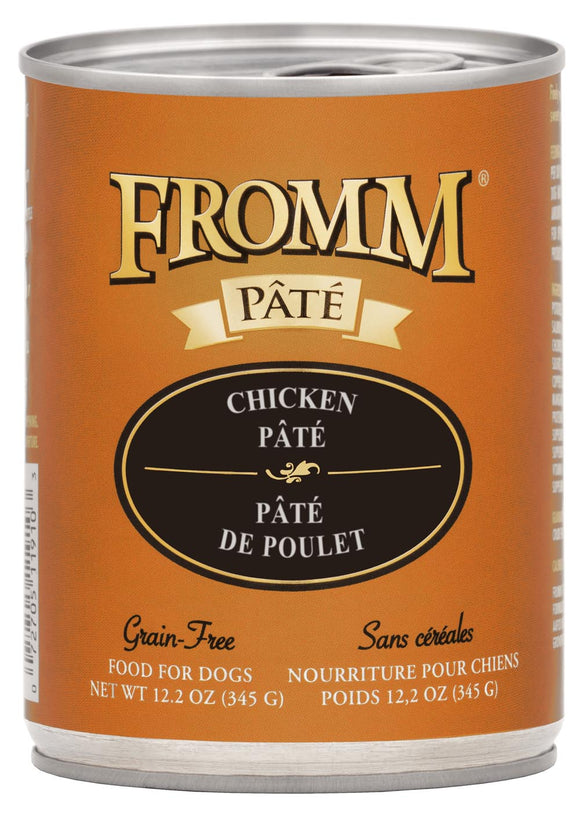 Fromm Pate Grain-Free Chicken Pate Canned Dog Food, 12.2-oz