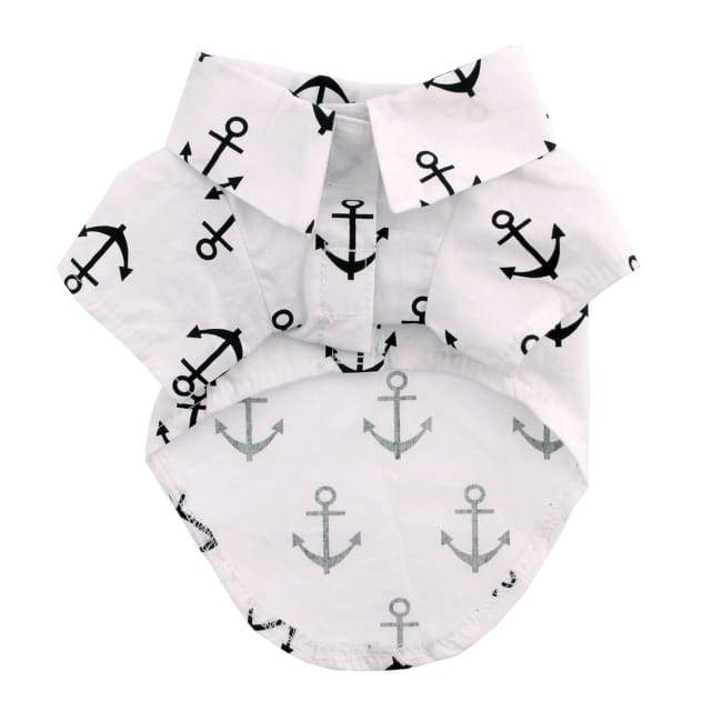 Doggie Design Anchors Aweigh Hawaiian Camp Shirt