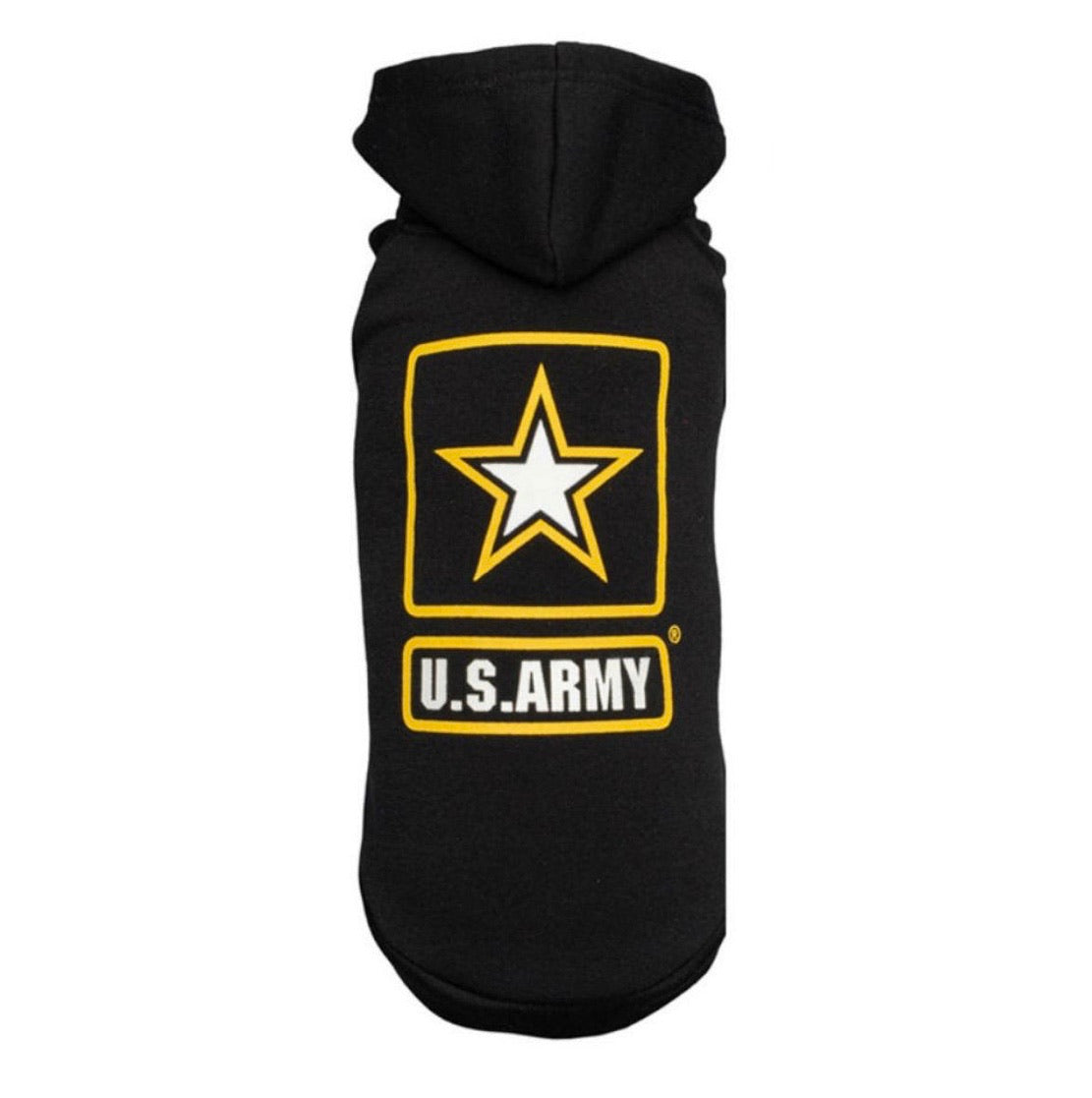 U.S. Army Dog Hoodie - Black
