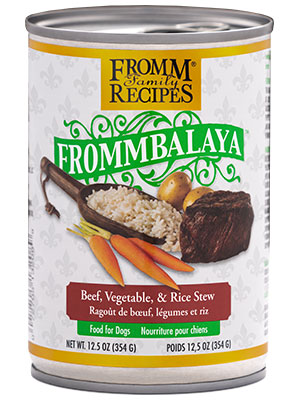 Fromm balaya Beef, Vegetable, & Rice Stew Canned Dog Food 12.5z