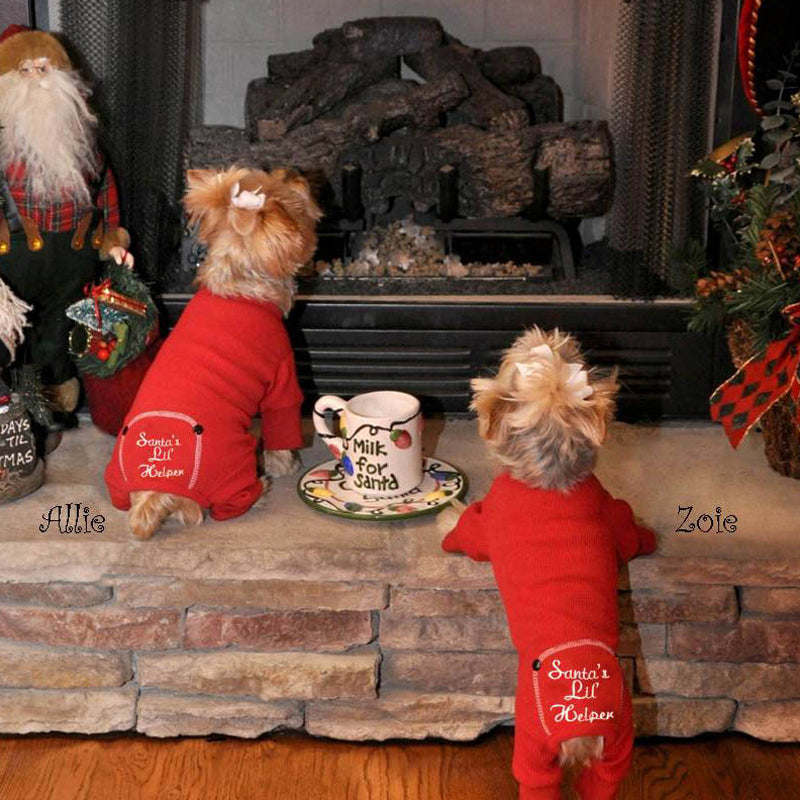Doggie Design Santa's Lil Helper Dog Pajamas