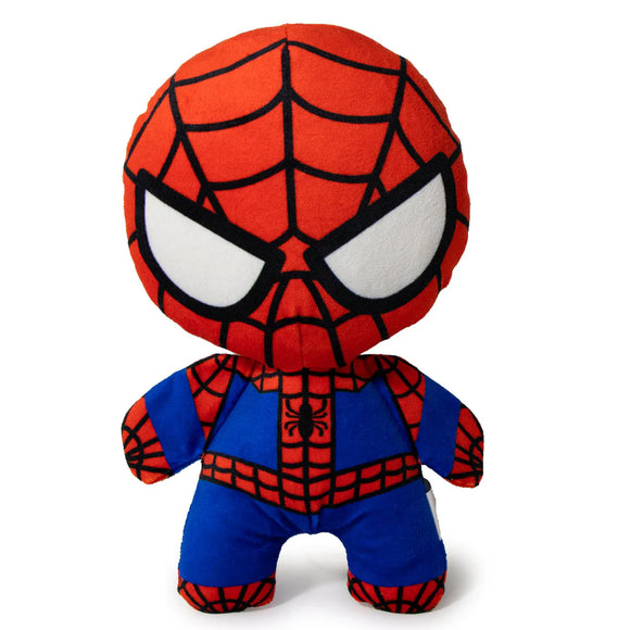 A cyberpunk-clad assassin Spider-Man stands in a menacing pose