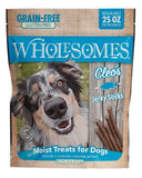 Wholesomes Cleo's Fish Grain Free Jerky Sticks Moist Dog Treats 25oz